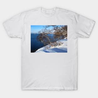 Avacha Bay from Nikolskaya Hill, Petropavlovsk, Kamchatka, Russia. T-Shirt